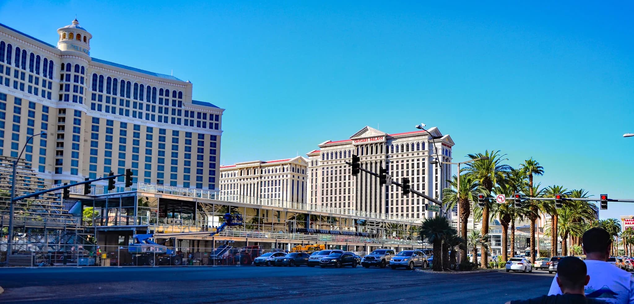 The Bellagio Fountain Club beside the Las Vegas Grand Prix circuit in 2023