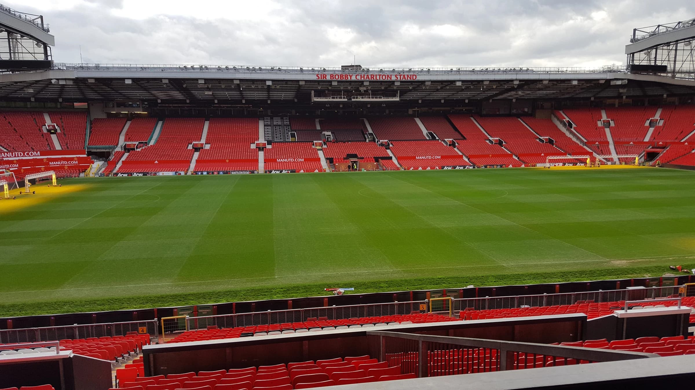 The Sir Bobby Charlton Stand at Old Trafford
